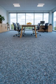 Vebe, Koberec metráž Lindau 30 Svetle Modrý, na mieru, šíře 4m, modrá, resine, kancelária