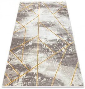 Dywany Łuszczów Kusový koberec Core 1818 Geometric ivory/gold - 160x220 cm