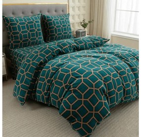 Mikroplyšové obliečky KERNATO zelené Rozmer obliečky: 70 x 80 cm | 140 x 200 cm