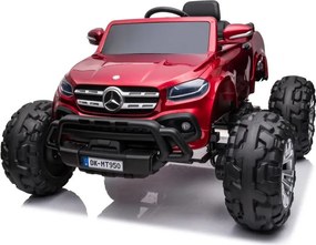 LEAN CARS Autobatérie Mercedes DK-MT950 4x4 Červená farba