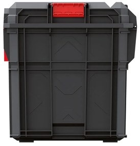 Kufor na náradie A, 40,7 cm, organizér, čierna