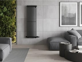 Mexen Atlanta, vykurovacie teleso 1500x460 mm, 894 W, čierna, W211-1500-460-00-70