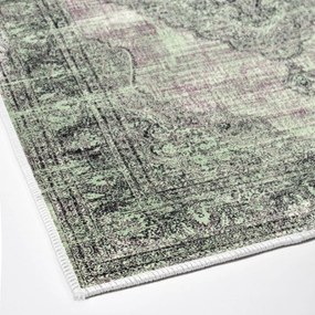 Zeleno-sivé kúpeľňové predložky v súprave 2 ks 60x100 cm – Foutastic