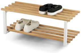 Biely kovový stojan na topánky Marco – Spinder Design