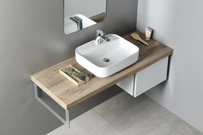 Biele keramické umývadlo 50x40 cm Garda – Sapho