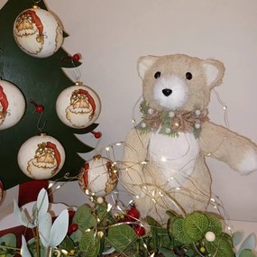 DECOLED Sada ozdôb, 6 ks, priemer 8 cm, elf