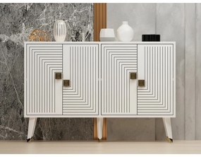 Skrinka Ahart White and Gold