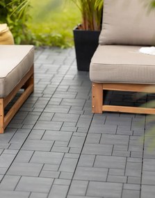 Gumová dlaždica STONE MOSAIC 30 x 30 cm, sivá MHEU5100182