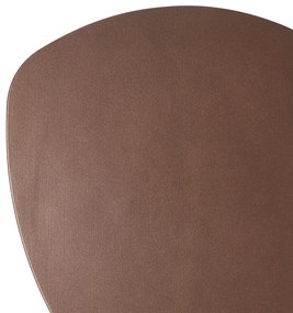 Dizajnové nástenné svietidlo bronzové organické 32 cm 2-svetlá - Pulley