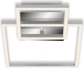 LED Stmievateľné stropné svietidlo LED/12W/230V 3000K matný chróm