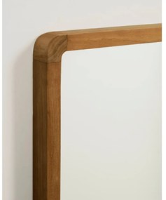Nástenné zrkadlo s dreveným rámom 45x70 cm Shamel – Kave Home