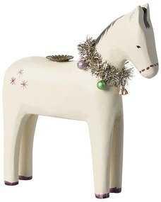 Maileg Drevený svietnik Horse Small