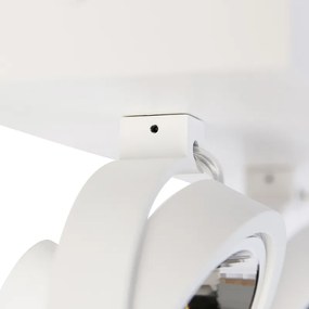 Dizajnové bodové svetlo biele nastaviteľné 2-svetlo - Go