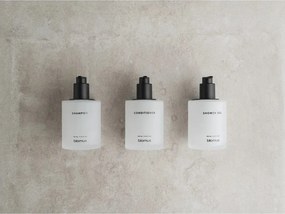 Biele nástenné sklenené dávkovače mydla v súprave 3 ks 350 ml Kirei – Blomus