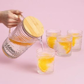 Sada džbánu a štyroch pohárov LOBOS 728181 (5 ks)