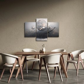 Obraz abstraktných gulí (90x60 cm)