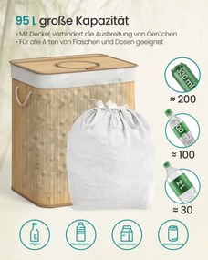 Kôš na PET fľaše 95L RRB060Y01