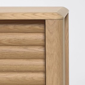 TV komoda v dubovom dekore Kave Home Lenon