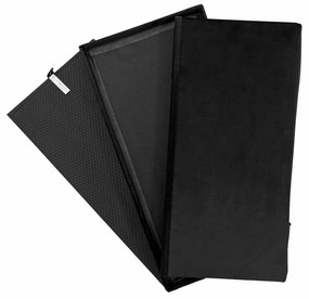 Skládací taburet PERFECT DUO 60x30 cm černý