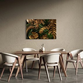 Obraz - Zlaté listy (90x60 cm)