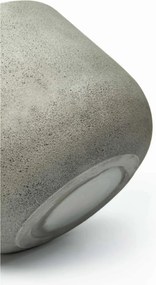 Kvetináč GIRAR, sklolaminát, výška 37 cm, tmavo sivá