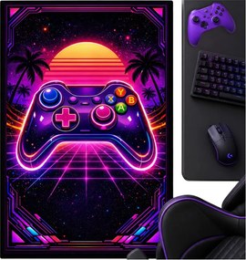 Protišmykový herný koberec Retro Pad