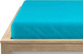 Jersey plachta s lycrou tyrkysová 90 x 200 cm