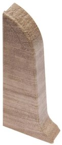 Ľavá záslepka podlahovej lišty 158 EASY - Dub Belfast