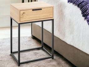 Odkladací/nočný stolík so zásuvkou Malmö, dub