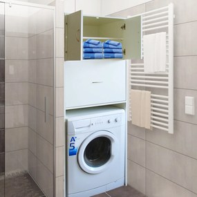 Sconto Skriňa nad práčku LAVANDE biela