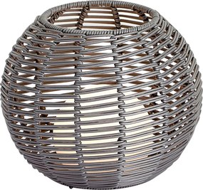 Vonkajšia stolná lampa tmavosivá 25 cm vrátane LED nabíjateľná s USB-C IP44 - Oli