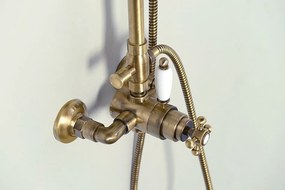 Sapho Sapho, ANTEA sprchový stĺp s termostatickou batériou, bronz, SET046