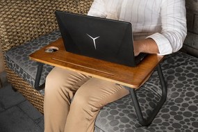 Stojan na notebook Sehpa orech/čierny