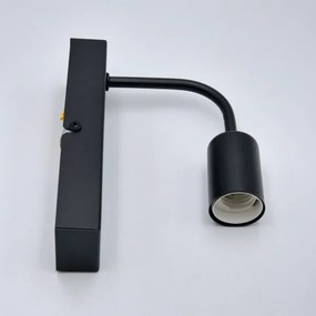 Nástenné svietidlo ASTRID 1xE27/60W/230V matná čierna