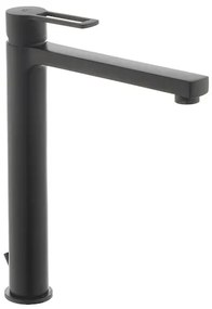 Paffoni Vallone vysoká umývadlová batéria ringo s výpusťou čierna RIN085NO