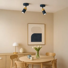 Brilagi - Nástenné bodové svietidlo POKER 1xGU10/25W/230V modrá