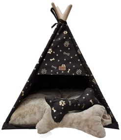 Golden Dog TeePee stan Golden dog 75 x 75 x 90 cm - zlaté labky