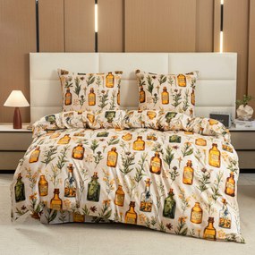 Obliečky z mikrovlákna APOTHECARY krémové Rozmer obliečky: 70 x 90 cm | 140 x 220 cm