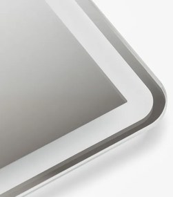 Brilagi - LED stmievateľné vyhrievané kúpeľňové zrkadlo s podsvietením BELLA LED/19W/230V 60x90 cm IP44