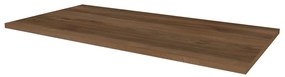 Mereo, Mereo Kúpeľňová doska na skrinku 141 cm, Multidecor, Orech Pacifik tabákový, MER-CN799D141OPT2