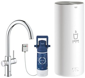 GROHE Red Duo - Batéria a bojler, veľkosť L, chróm 30079001