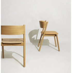 Jedálenské stoličky z dubového dreva Oblique - Hübsch