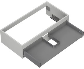 Mexen Box-A, závesná skrinka 90 cm, 1 zásuvka, sivá matná, 91AX0-0900-235-1-62