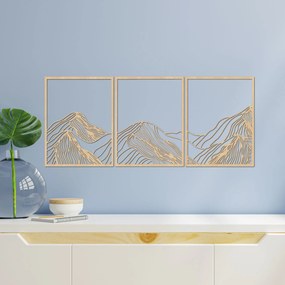 Hory elegantná drevená dekorácia | MAUTANIS: HDF - Javor 80 x 35 cm 4488-99795 HDF0478