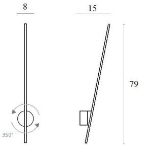 MAXLIGHT W0212 - LED Vonkajšie nástenné svietidlo SPIDER LED/8,4W/230V IP44 biela