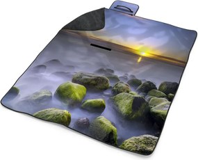 Sablio Plážová deka kamene v jezeře: 200x140 cm