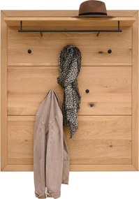 XXXLutz VEŠIAKOVÝ PANEL, farba duba, dub, 99,6/116,6/24 cm Linea Natura - Vešiakové steny - 001770003004
