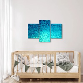Obraz - abstraktné kocky (90x60 cm)