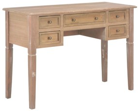 Písací stôl, hnedý 109,5x45x77,5 cm, drevo 280072