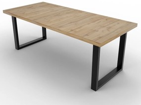 PLUTO II ROZKLADACÍ JEDÁLENSKY STÔL + 4 x STOLIČKA ZELENÝ ZAMAT 156 - 248 cm